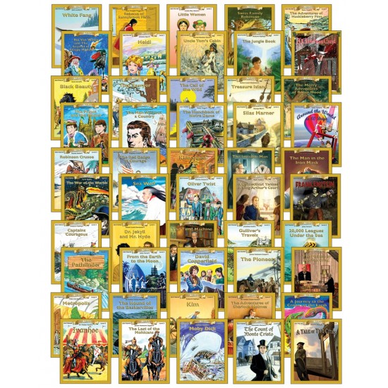 All 50 Reading Levels 1-5 Printed Classics with Student Activities and All 50 digital PDFs