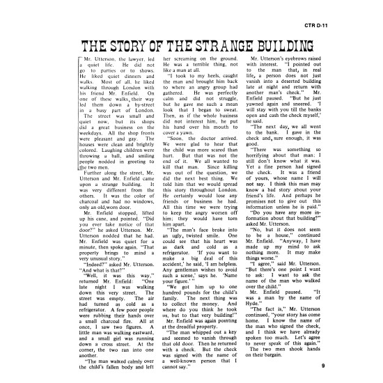 Dr. Jekyll and Mr. Hyde by Robert Louis Stevenson Reading Level 4 Printed Book Dr. Jekyll and Mr. Hyde by Robert Louis Stevenson Reading Level 4 Printed Book