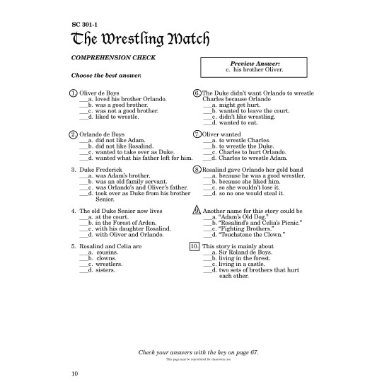 As You Like It Reading Level 3 Printed Book As You Like It Reading Level 3 Printed Book