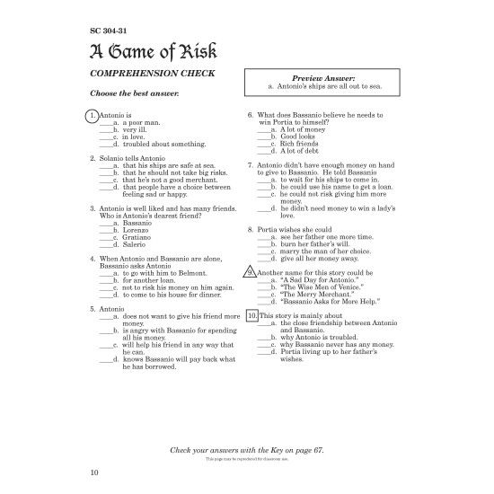 The Merchant of Venice Reading Level 3 Printed Book The Merchant of Venice Reading Level 3 Printed Book