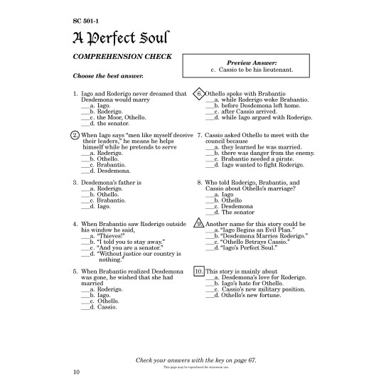 Othello Reading Level 5 Printed Book Othello Reading Level 5 Printed Book