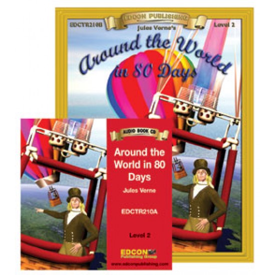 Around the World in 80 Days Book and Audio CD