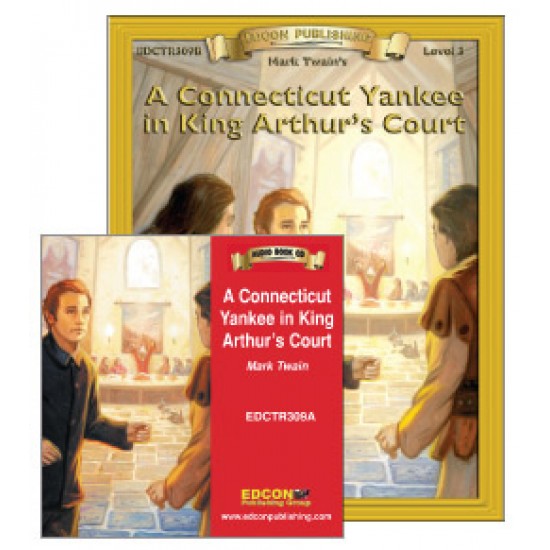 A Connecticut Yankee in King Arthur's Court Book with Audio CD