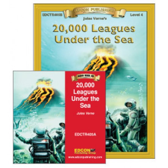 Twenty Thousand Leagues Under the Sea Book with Audio CD