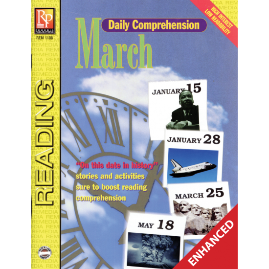 Daily Comprehension: March  Enhanced eBook