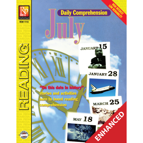 Daily Comprehension: July  Enhanced eBook