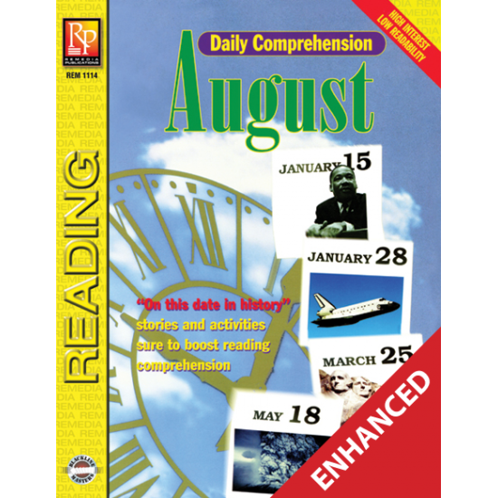 Daily Comprehension: August  Enhanced eBook