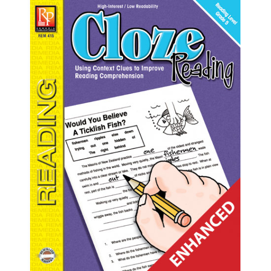 Cloze Reading Level 5 Enhanced eBook