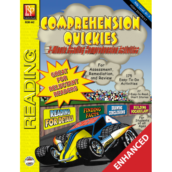 Comprehension Quickies - Reading Level 4 (Enhanced eBook)