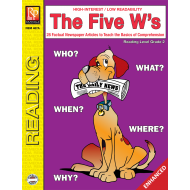 The Five W’s  Reading Level 2  Enhanced eBook