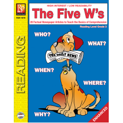 The Five W’s  Reading Level 3  Enhanced eBook